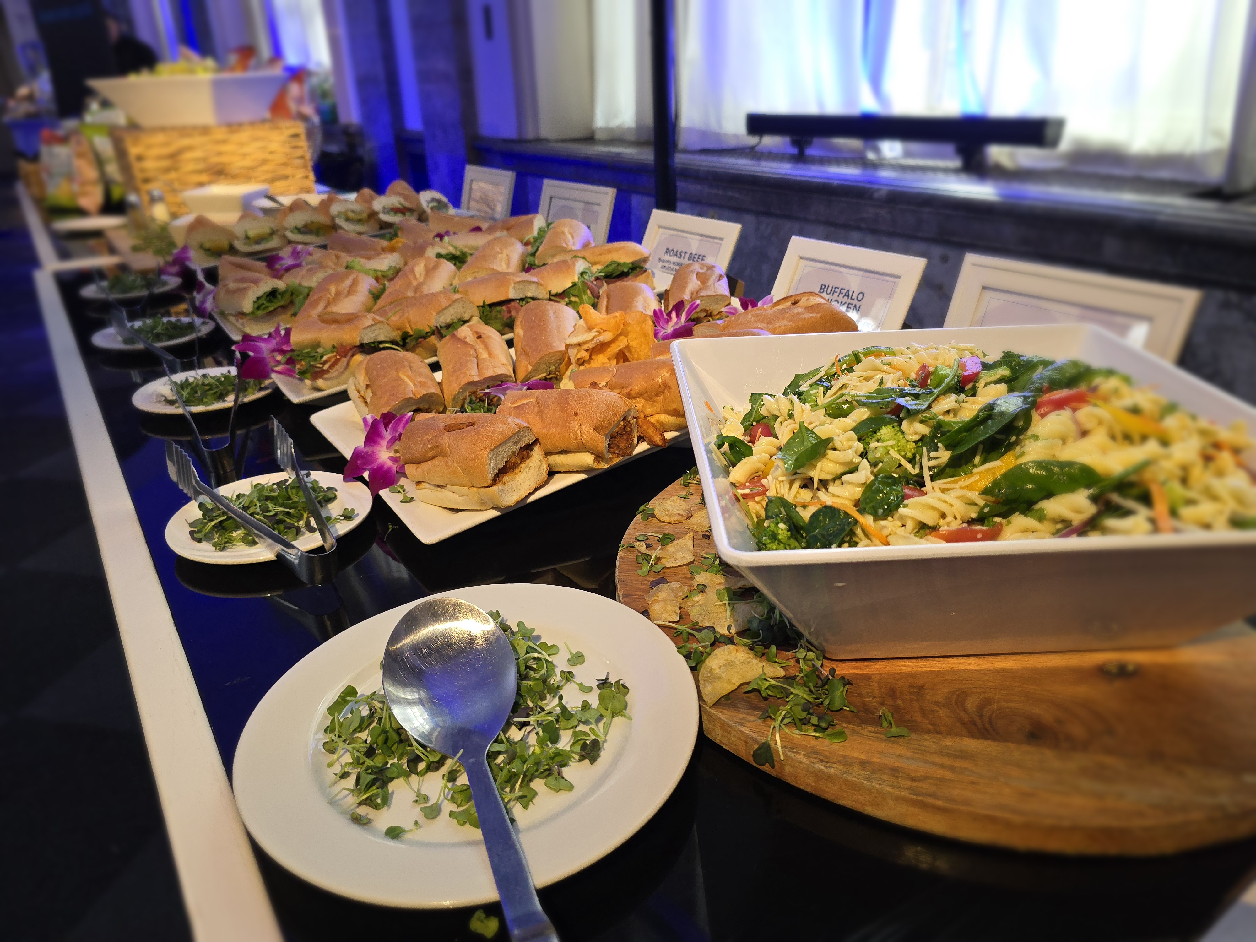 Custom Invitations and table setting event design at high end NYC event